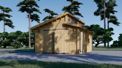 Single garage Twin (4m x 6m), 44mm