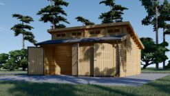 Garage Double Twin (6m x 6m), 44mm