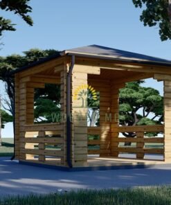 Gazebo Tonnelle 3m x 3m, 44 mm