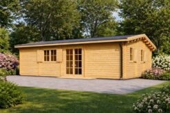 Log Cabin Uzes – Spacious Nordic Wooden House