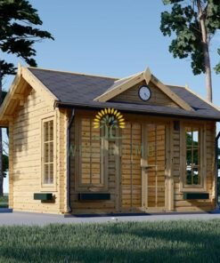 Wooden cabin Bruxelles (4m x 3m), 44mm