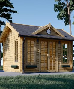 Wooden cabin Bruxelles (4m x 3m), 44mm