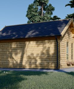 Wooden cabin Bruxelles (5.5m x 4m), 44mm