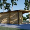 Wooden cabin Carl (5m x 4m) + terrace