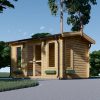 Wooden cabin POOLHOUSE (4m x 3m), 44mm