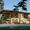Wooden house Shanon (4m x 4m) + terrace