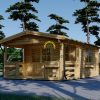 Wooden house Shanon (4m x 4m) + terrace