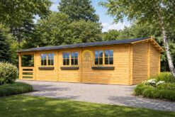 Hymer Log Cabin with Terrace – 52 m²