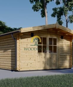 Wooden cabin PALMA 4m x 4m, 34mm