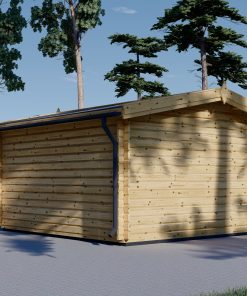 Wooden cabin PALMA 4m x 4m, 34mm