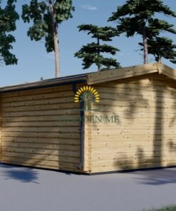 Wooden cabin PALMA 4m x 4m, 34mm