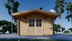 Wooden cabin PALMA 4m x 4m, 34mm