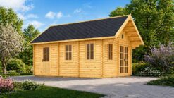 Wooden Cabin with Sleeping Loft SCOOT, 27 m² + 9 m²