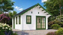 Wooden Cabin with Sleeping Loft SCOOT, 27 m² + 9 m²