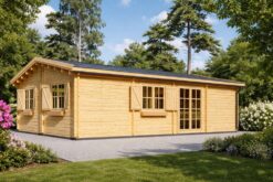 Log Cabin Uzes – Spacious Nordic Wooden House