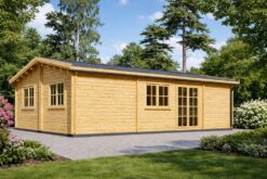 Log Cabin Uzes – Spacious Nordic Wooden House