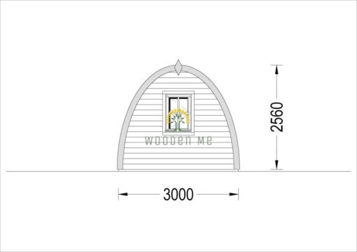 Garden POD Bretagne (12 m²), 30mm