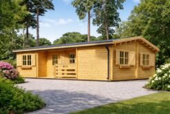 Log Cabin Uzes – Spacious Nordic Wooden House