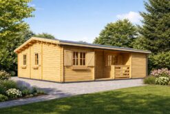 Log Cabin Uzes – Spacious Nordic Wooden House
