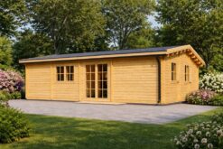 Log Cabin Uzes – Spacious Nordic Wooden House