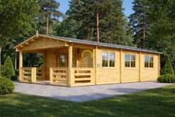 Hymer Log Cabin with Terrace – 52 m²