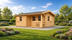NANTES (44 mm), 6 × 4.7 m, 24 m² + 3.5 m² Terrace
