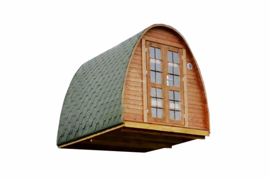 Sauna Pod/Camping POD 2.4 m x 3 m - thermo wood