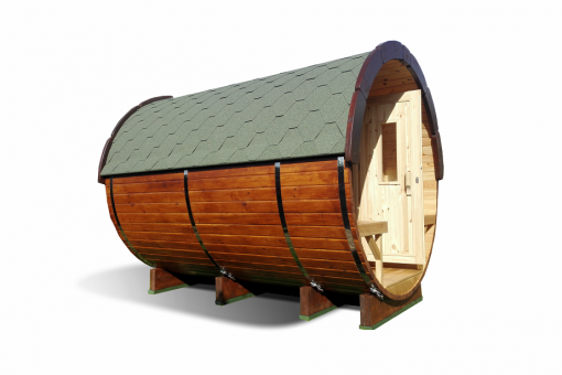 Sauna barrel 2.4 m - Pinewood