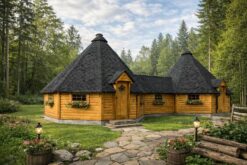 Double Grill Cabin 25.0 m² with 4.6 m² Corridor