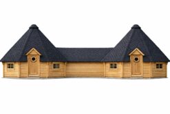 Double Grill Cabin 25.0 m² with 4.6 m² Corridor