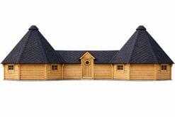 Double Grill Cabin 25.0 m² with 4.6 m² Corridor