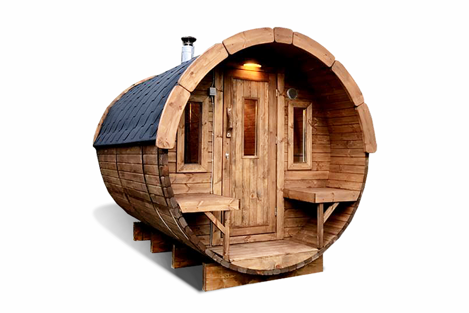 Sauna barrel 4.0 m - thermo wood