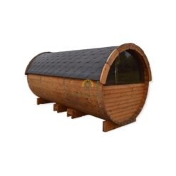 Sauna barrel 3.5 m Ø 1.97 m (with 1m changing room)