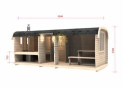 Sauna Bus 5.9 m x 2.3 m