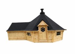 Exclusive Grill Cabin with Extension (16.5 m² + 4.55 m²)