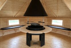 Exclusive Grill Cabin with Extension (16.5 m² + 4.55 m²)