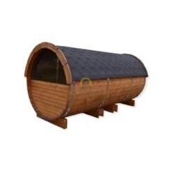 Sauna barrel 3.5 m Ø 1.97 m (with 1m changing room)