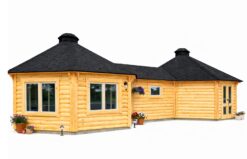 Twin Pavilion 16.5 m² × 2 with 3 m Connecting Corridor