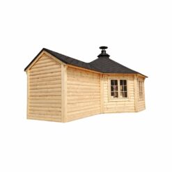 Grill pavilion with extension 9,2 m² + 4,75 m