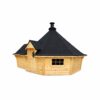 Exclusive Grill Cabin with Extension (16.5 m² + 4.55 m²)