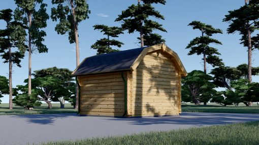 Wooden shed ORLANDO 3m x 3m, 34 mm