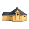 Grill Cabin with Extension 16.5 m² + 3.57 m²