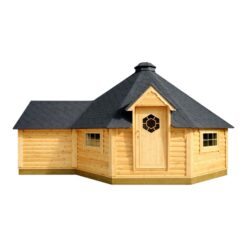 Grill Cabin with Extension 16.5 m² + 3.57 m²