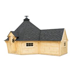 Exclusive Grill Cabin with Extension (9.2 m² + 3.69 m²)