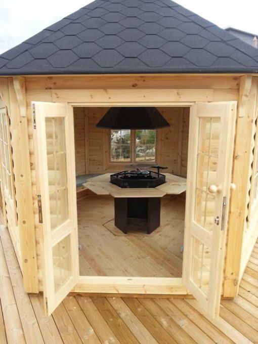 Pavilion grill cabin 9.2 m²