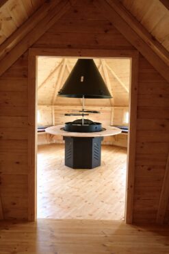 Exclusive Grill Cabin with Extension (16.5 m² + 4.55 m²)