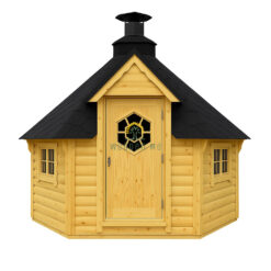 Grill cabin 9.2 m² with 2.5 m Sauna Extension