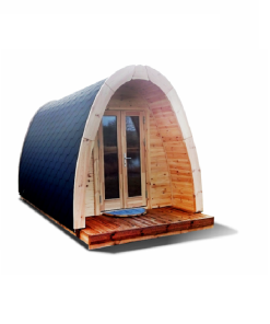 Insulated camping Pod 2,4 m x 3 m