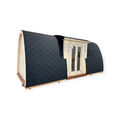 Insulated camping Pod 2.4 m x 6.0 m (with side entrance)