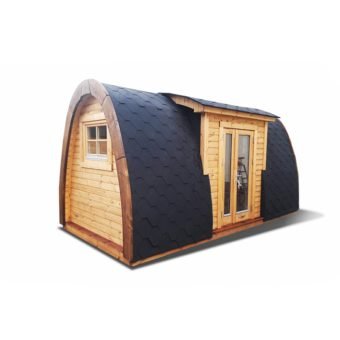 Insulated camping Pod 2.4 m x 6.0 m (with side entrance)